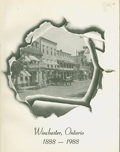 Cornwall Community Museum and Archives, Cornwall, Ontario, Canada, St. Lawrence River, Collections and Archives, LibraryCornwall Community Museum and Archives, Cornwall, Ontario, Canada, St. Lawrence River, Collections and Archives, Publications, Winchester Ontario